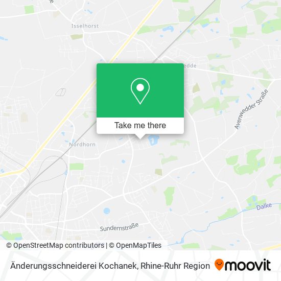 Änderungsschneiderei Kochanek map