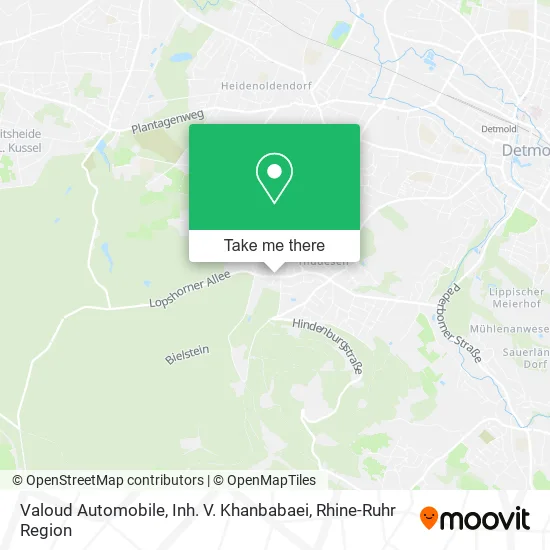Карта Valoud Automobile, Inh. V. Khanbabaei