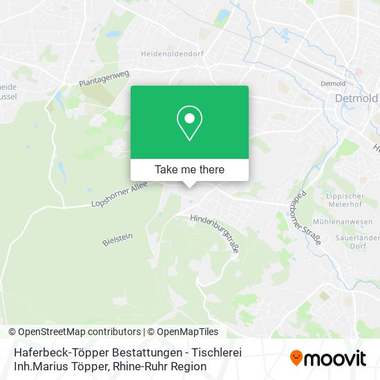 Haferbeck-Töpper Bestattungen - Tischlerei Inh.Marius Töpper map