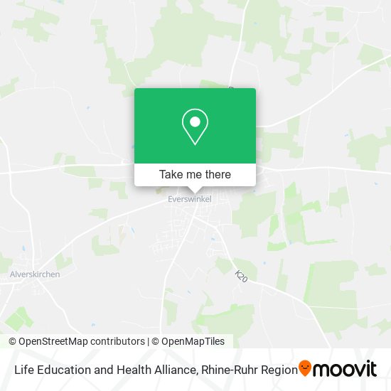 Life Education and Health Alliance map