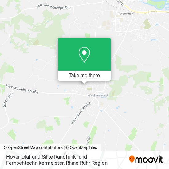 Hoyer Olaf und Silke Rundfunk- und Fernsehtechnikermeister map