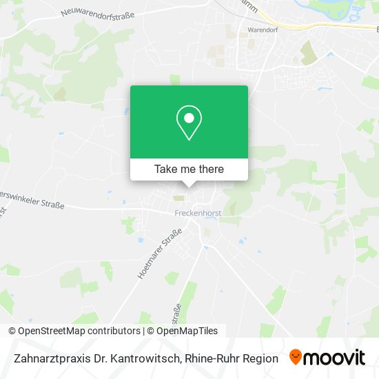 Zahnarztpraxis Dr. Kantrowitsch map