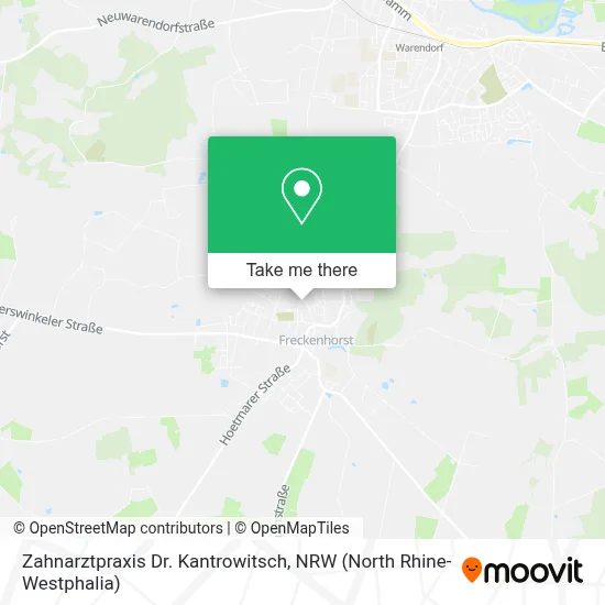 Zahnarztpraxis Dr. Kantrowitsch map