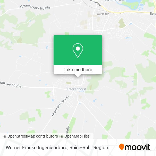 Werner Franke Ingenieurbüro map