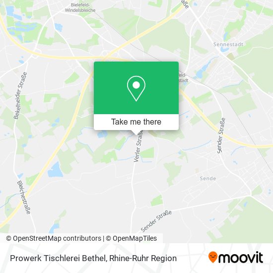 Prowerk Tischlerei Bethel map