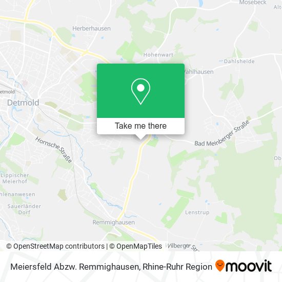 Meiersfeld Abzw. Remmighausen map