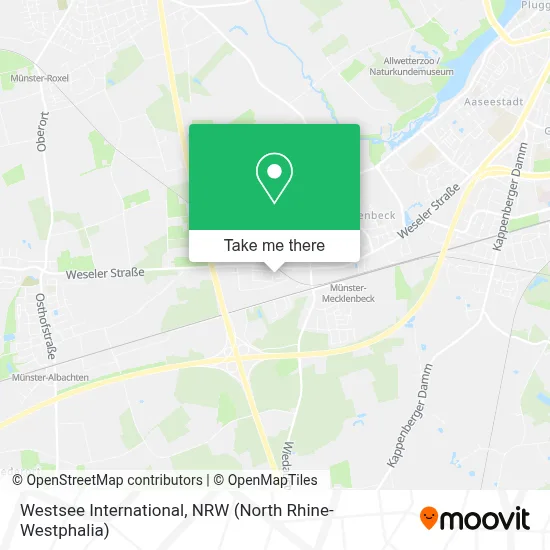 Westsee International map