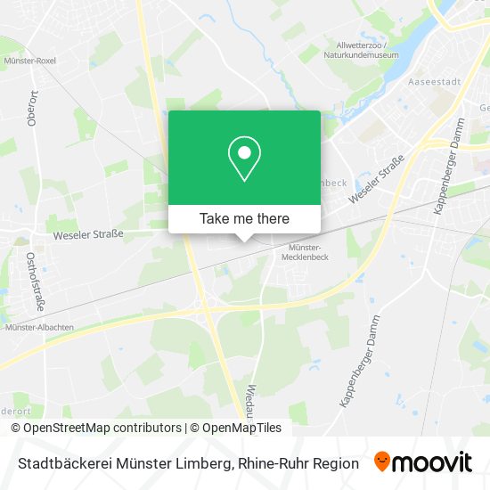 Stadtbäckerei Münster Limberg map