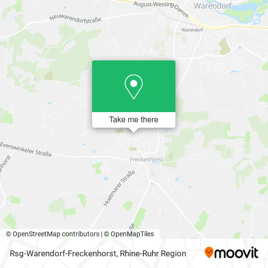 Карта Rsg-Warendorf-Freckenhorst