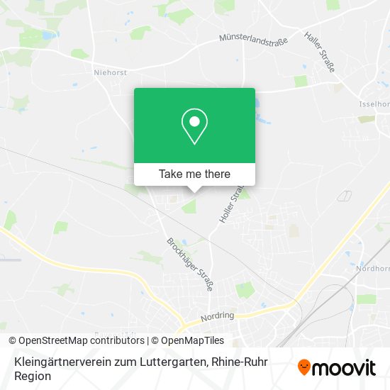 Kleingärtnerverein zum Luttergarten map