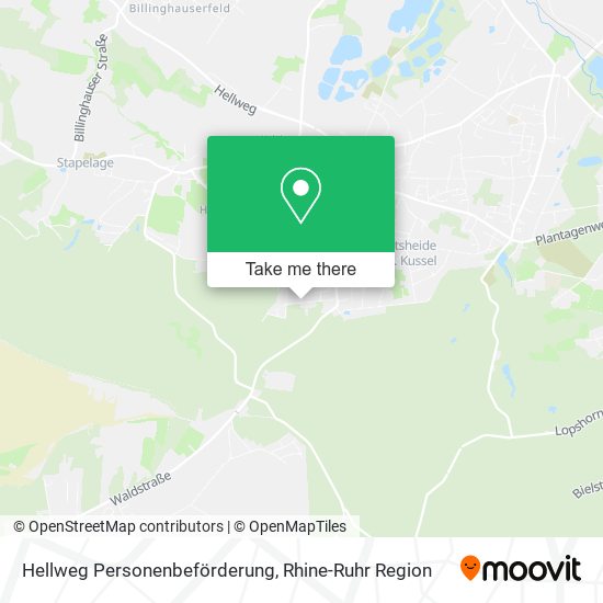 Hellweg Personenbeförderung map