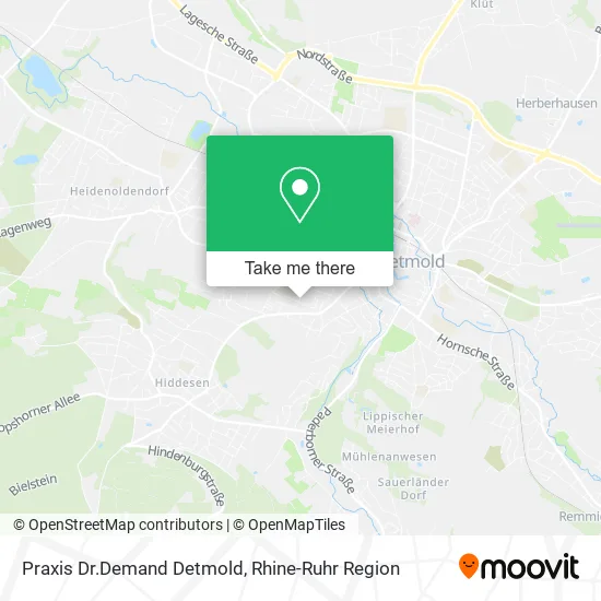 Карта Praxis Dr.Demand Detmold