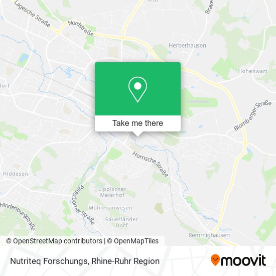 Nutriteq Forschungs map
