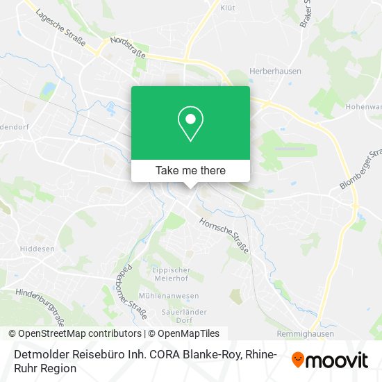 Detmolder Reisebüro Inh. CORA Blanke-Roy map