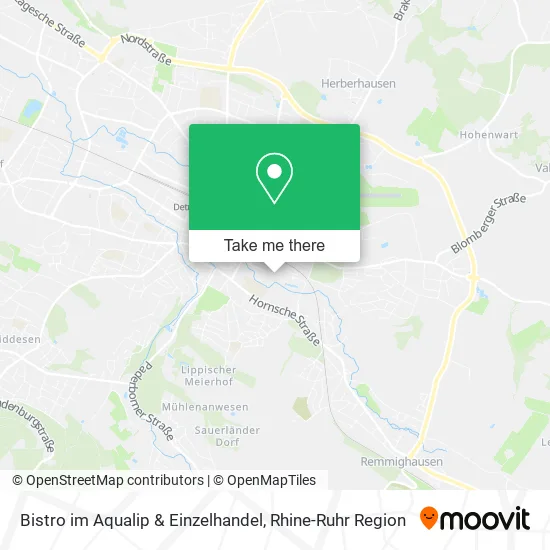 Карта Bistro im Aqualip & Einzelhandel
