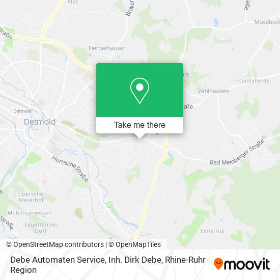Карта Debe Automaten Service, Inh. Dirk Debe