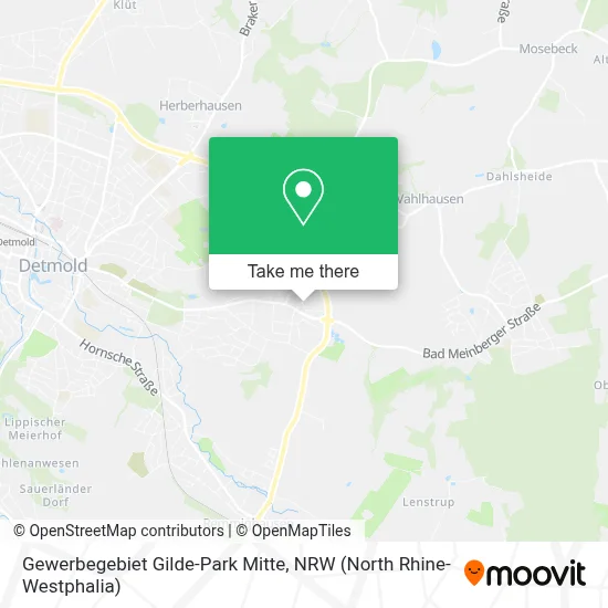 Gewerbegebiet Gilde-Park Mitte map