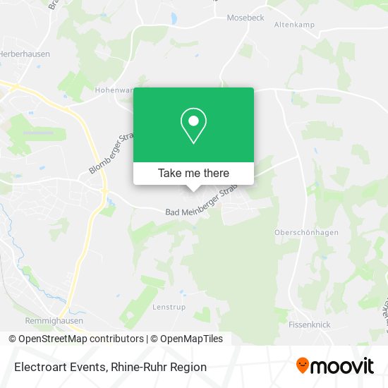 Electroart Events map