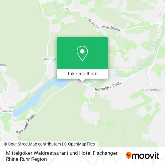 Mittelgöker Waldrestaurant und Hotel Fischanger map