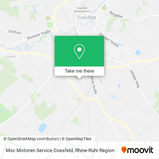 Msc Motoren Service Coesfeld map