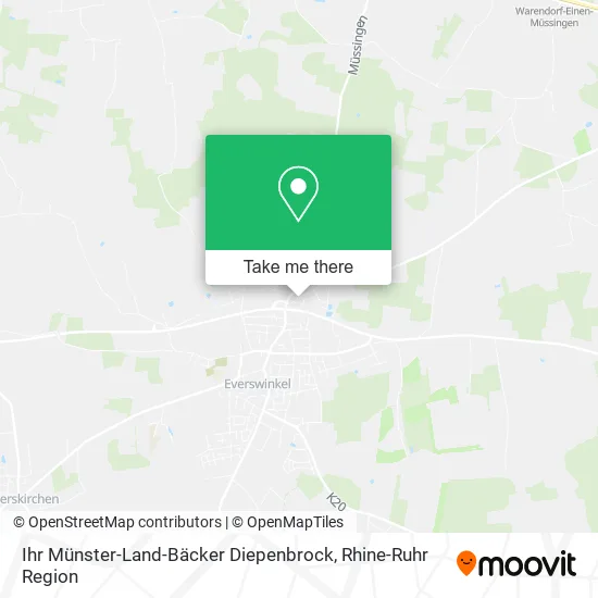 Карта Ihr Münster-Land-Bäcker Diepenbrock