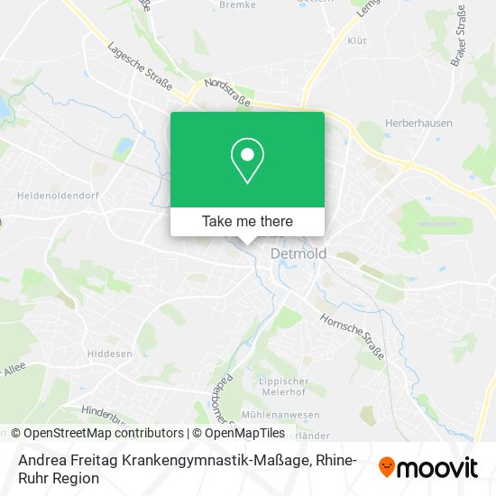 Andrea Freitag Krankengymnastik-Maßage map