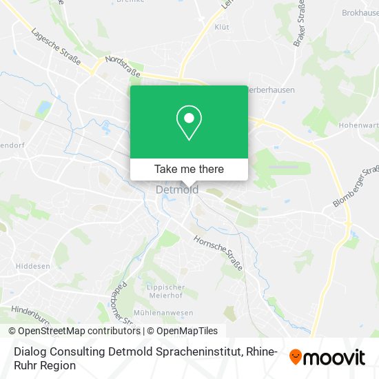Карта Dialog Consulting Detmold Spracheninstitut