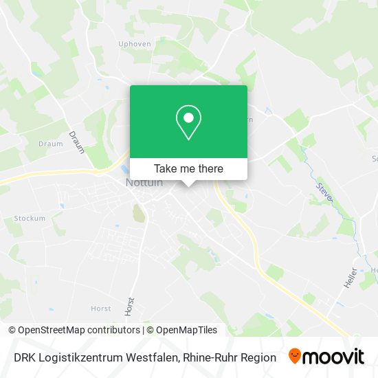 DRK Logistikzentrum Westfalen map