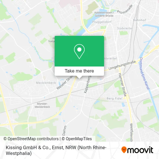 Kissing GmbH & Co., Ernst map