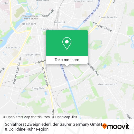 Schlafhorst Zweigniederl. der Saurer Germany GmbH & Co map