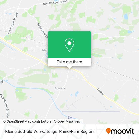 Kleine Südfeld Verwaltungs map