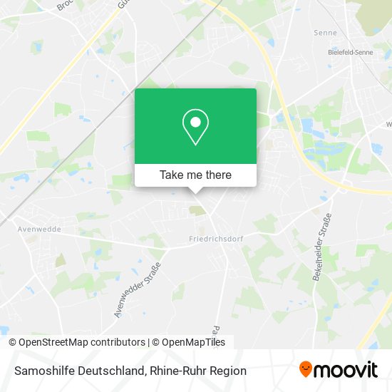 Samoshilfe Deutschland map