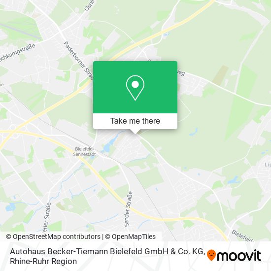 Autohaus Becker-Tiemann Bielefeld GmbH & Co. KG map