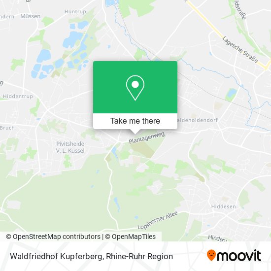 Waldfriedhof Kupferberg map