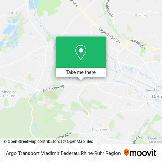 Argo Transport Vladimir Federau map