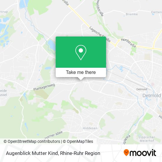 Augenblick Mutter Kind map