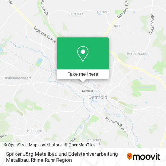 Карта Spilker Jörg Metallbau und Edelstahlverarbeitung Metallbau