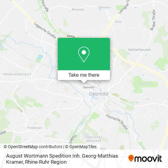 Карта August Wortmann Spedition Inh. Georg-Matthias Kramer