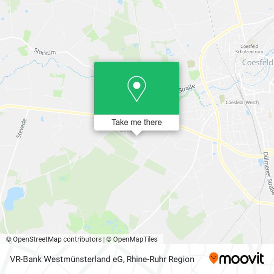 Карта VR-Bank Westmünsterland eG