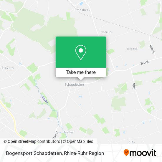 Bogensport Schapdetten map