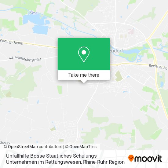 Unfallhilfe Bosse Staatliches Schulungs Unternehmen im Rettungswesen map
