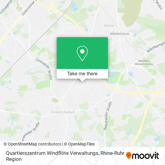 Карта Quartierszentrum Windflöte Verwaltungs