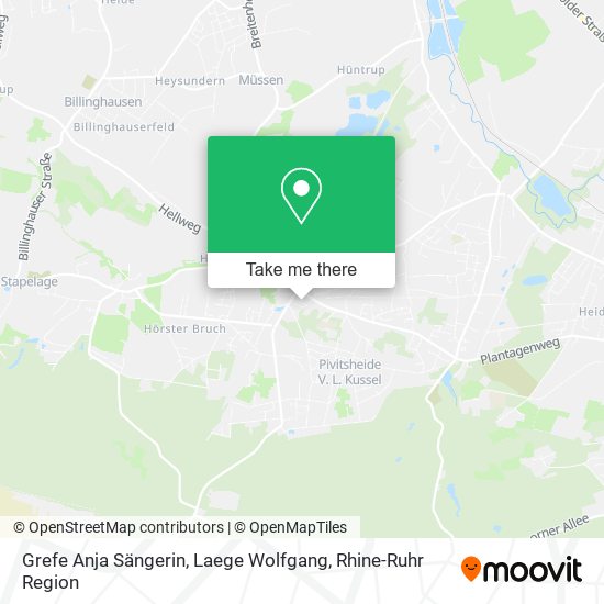 Grefe Anja Sängerin, Laege Wolfgang map