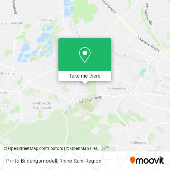 Prritti Bildungsmodell map