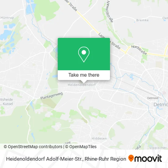 Карта Heidenoldendorf Adolf-Meier-Str.