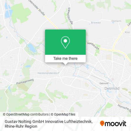 Gustav Nolting GmbH Innovative Luftheiztechnik map