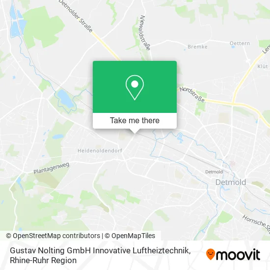 Карта Gustav Nolting GmbH Innovative Luftheiztechnik