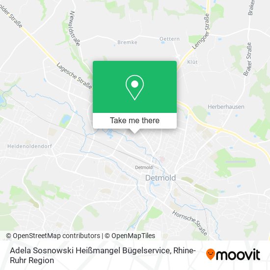 Adela Sosnowski Heißmangel Bügelservice map
