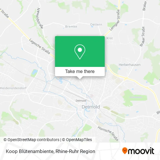 Карта Koop Blütenambiente
