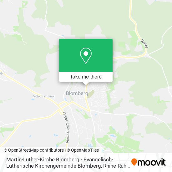 Martin-Luther-Kirche Blomberg - Evangelisch-Lutherische Kirchengemeinde Blomberg map